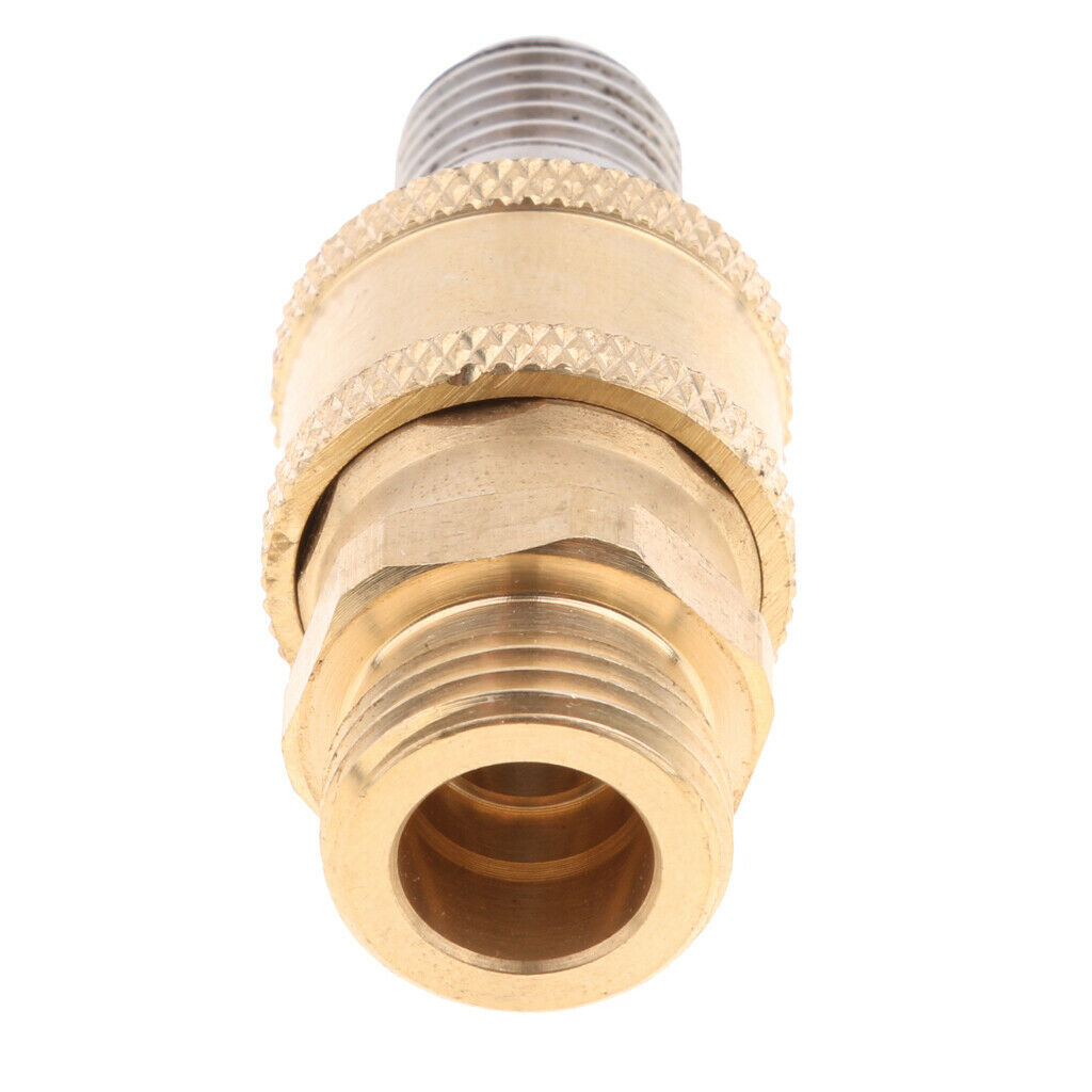 Pressure Washer Quick Release 14mm Male to 18mm Male Brass Coupling