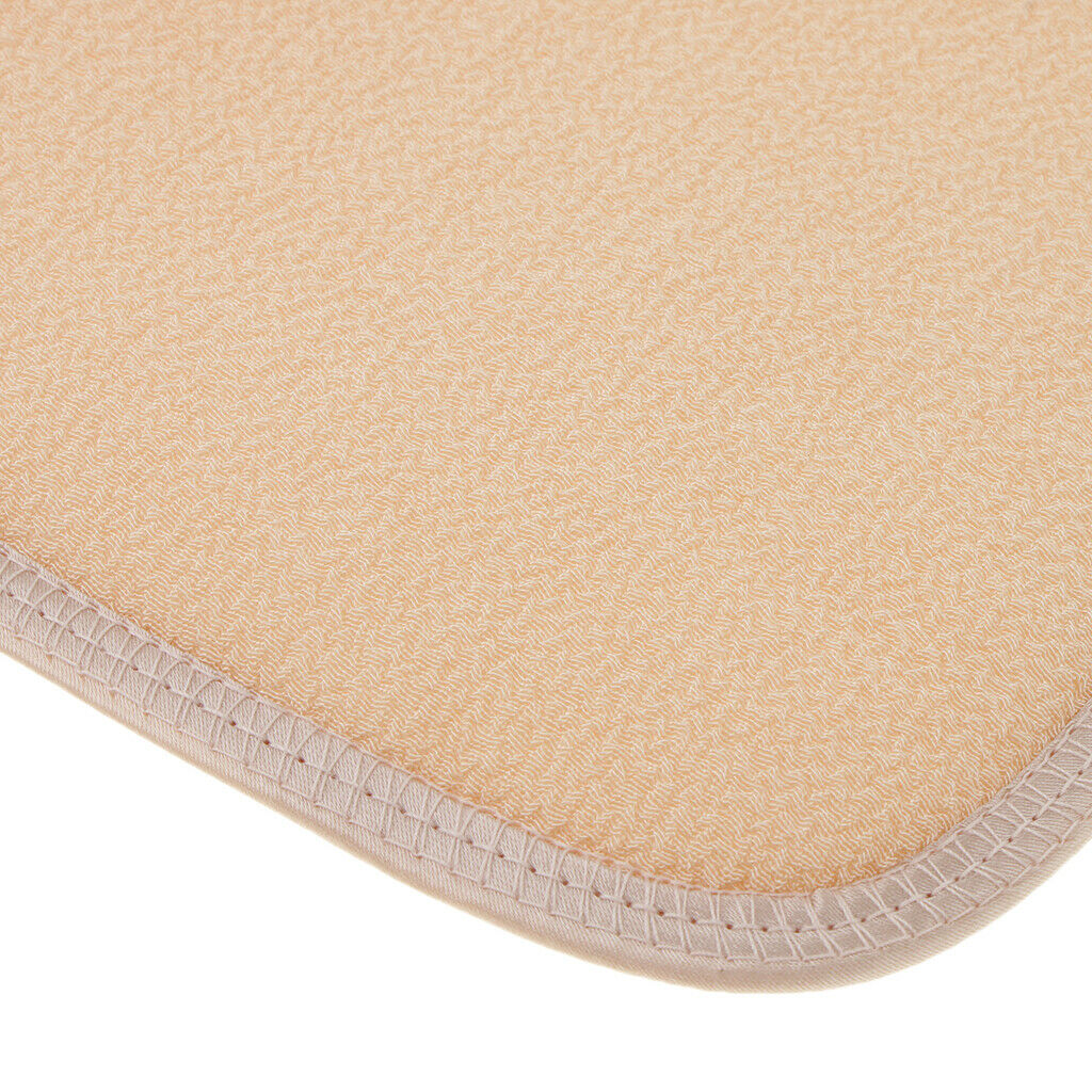 Exfoliating Bath Rubbing Golves Body Scrub Shower Towel Mitt Light Yellow
