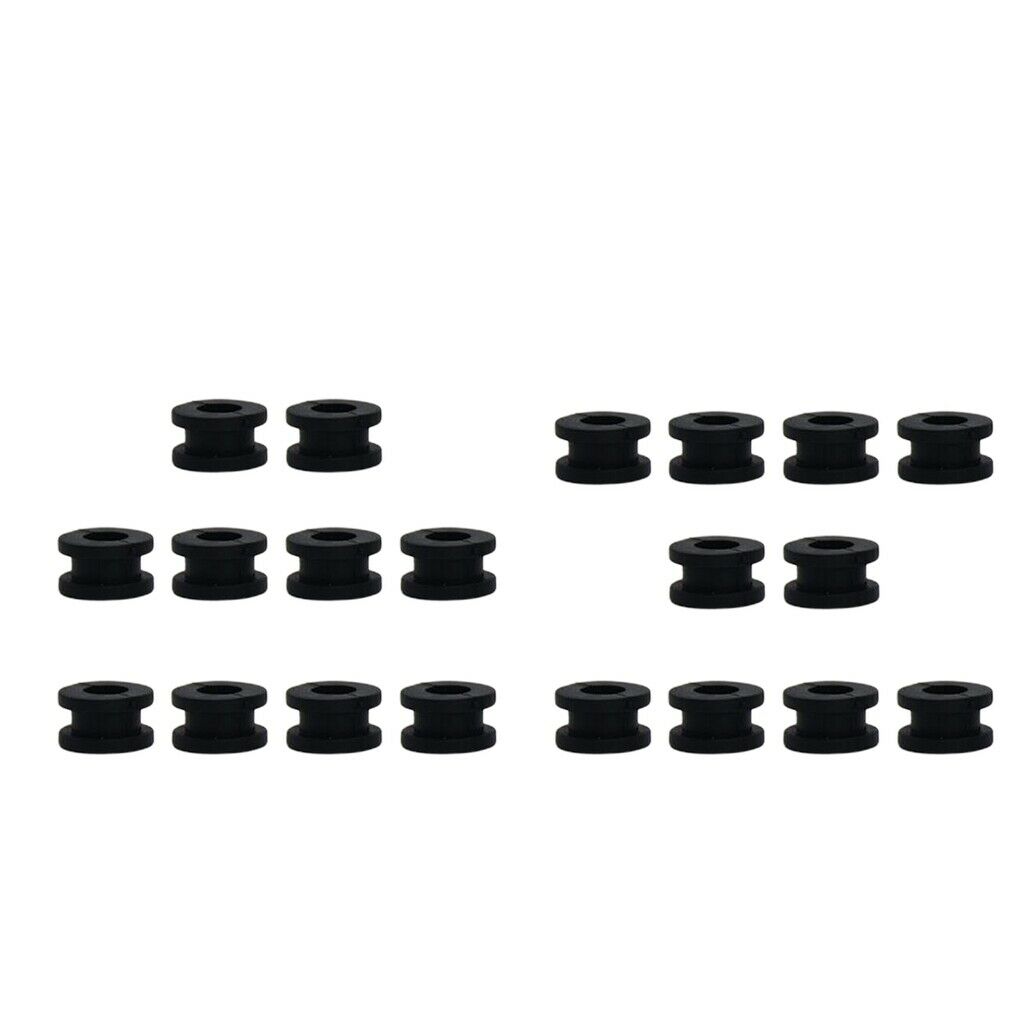 20 Pieces Motorcycle Fairings Rubber Grommets Bolt Kit for Suzuki GSXR