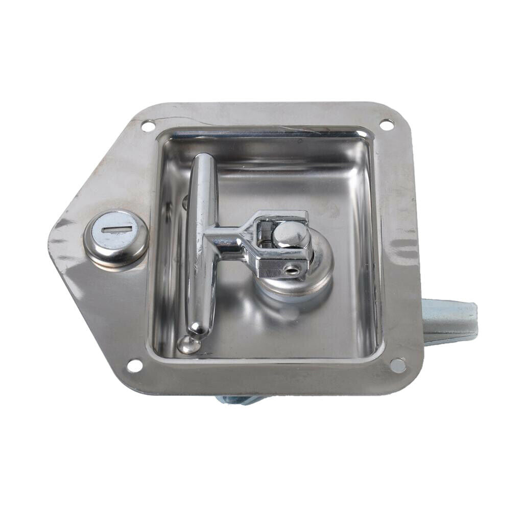Rv Truck Door Tool Box Lock With Gasket T-handle Latch With Keys Stainless S