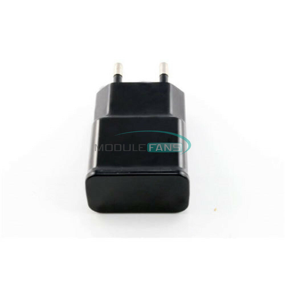 USB EU Plug 5V 2A Wall Charger 1 Port Charging Travel Adjust Power Adapter