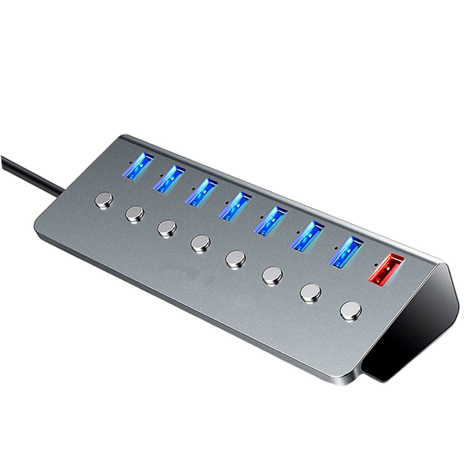 Universal Powered 8 Ports USB 3.0 Hub Portable USB Splitter Laptop PC Mouse