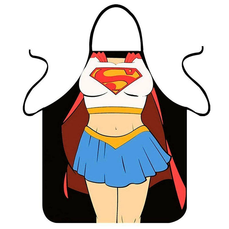 Kitchen Apron Print Digital Great Hero - Version Superwoman - New