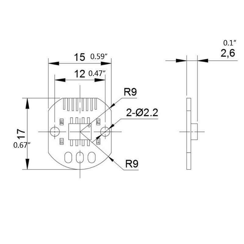AS5600 Absolute Value Encorder PWM I2C Port 12bit for Brushless Gimbal Motor DIY