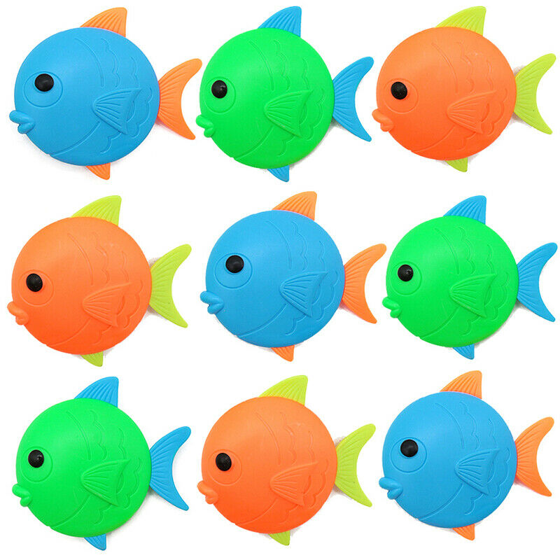 3pcs Diving Fish Toys Beach Water Diving Kids Swimming Pool Diving FishBDAU
