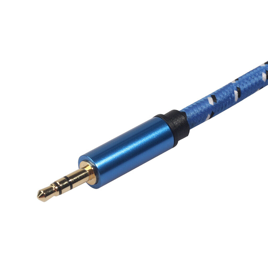 1m 6.35mm Male to 3.5mm TRS Male Stereo Cable Aux Cord for Phone Mixer