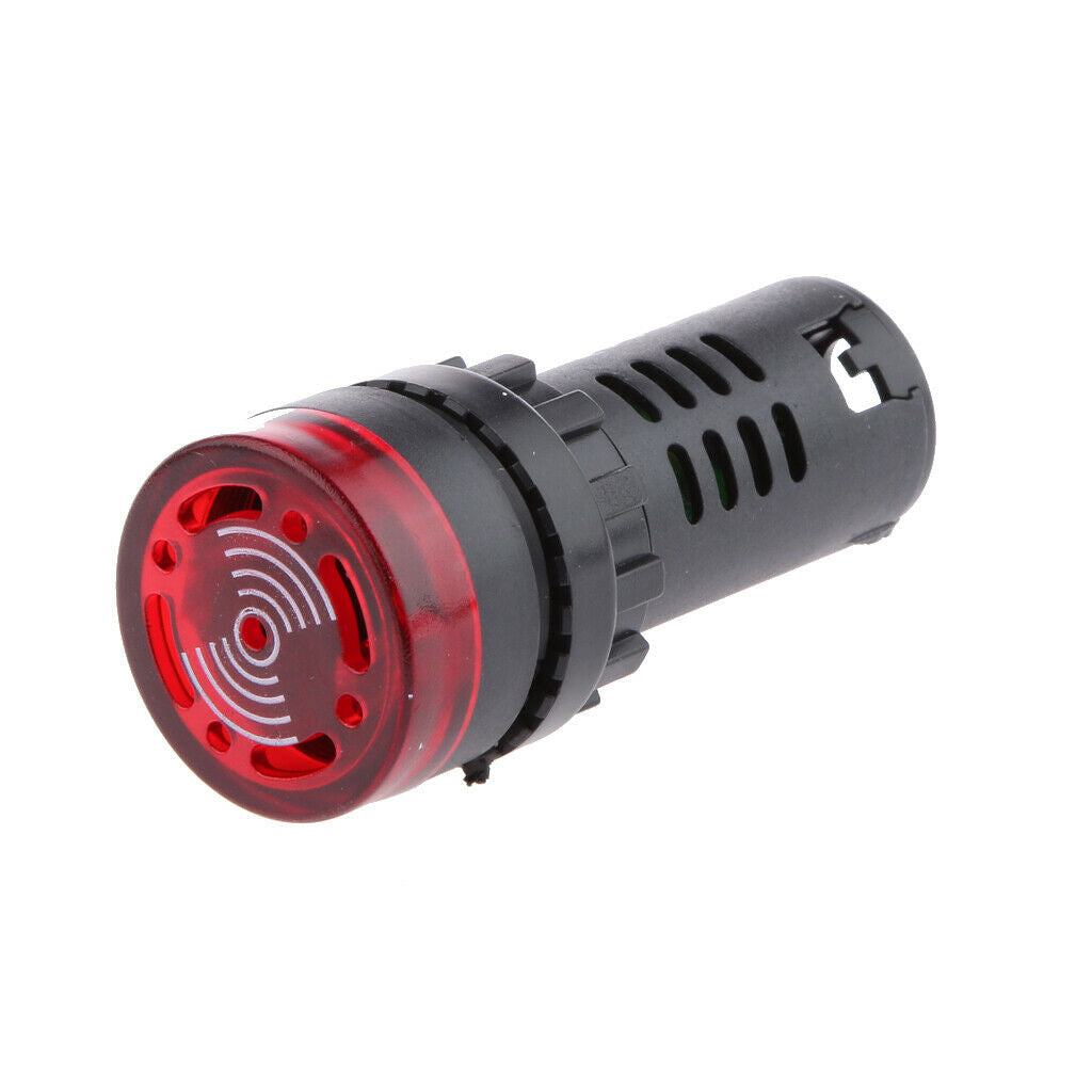 LED signal converter with buzzer AD16-22SM 12V red