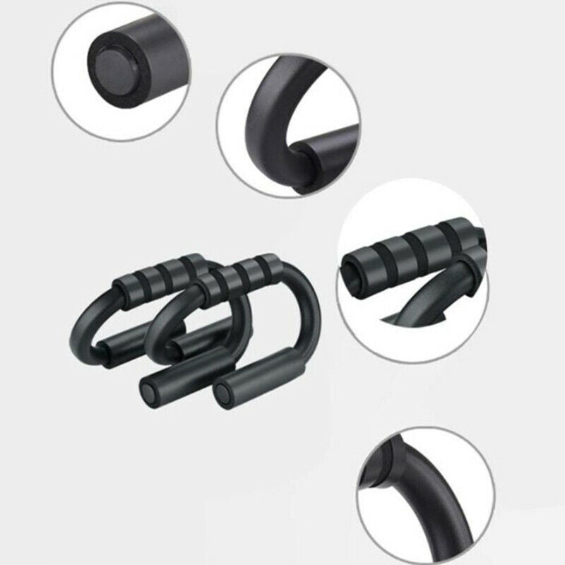 1Pair Fitness Push Up Pushup Stands Bars Gym Exercise Training Sponge Hand G Rf