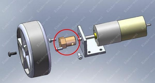 6mm Shaft Motor Flexible Coupling Coupler