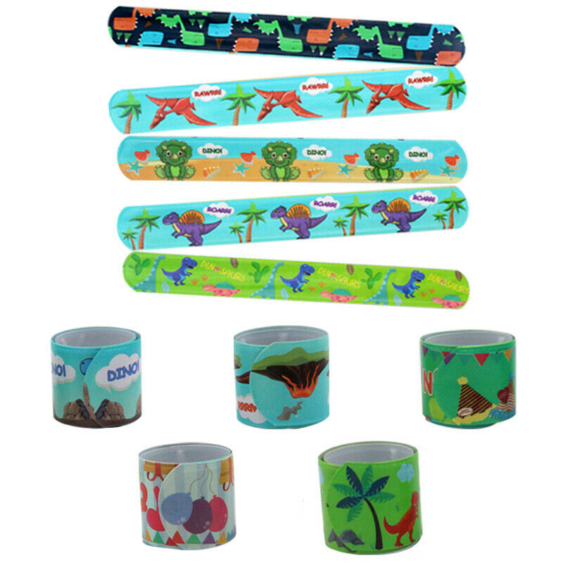 4Pcs/set Dinosaur Clap Circle Toys Bracelet Boy Kids Birthday Party Favor.l8