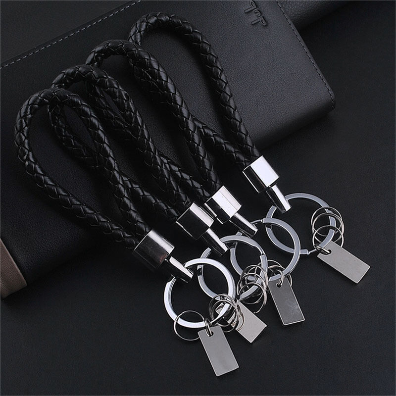 Cool Fashionable Leather Key Chain Ring Keyfob Car Keyring as Keychain  Gi.l8