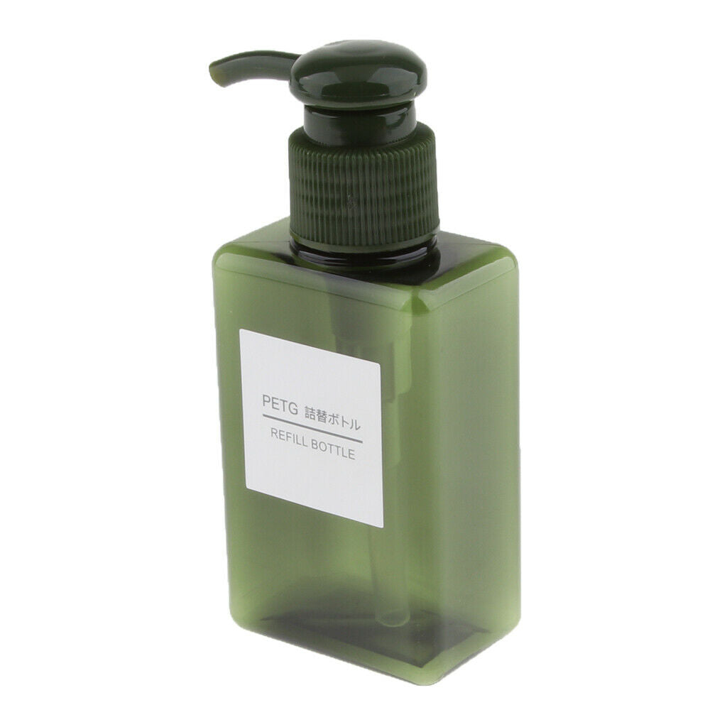 3pcs Foaming Soap Pump Dispenser Cosmetic Container Bottle Green