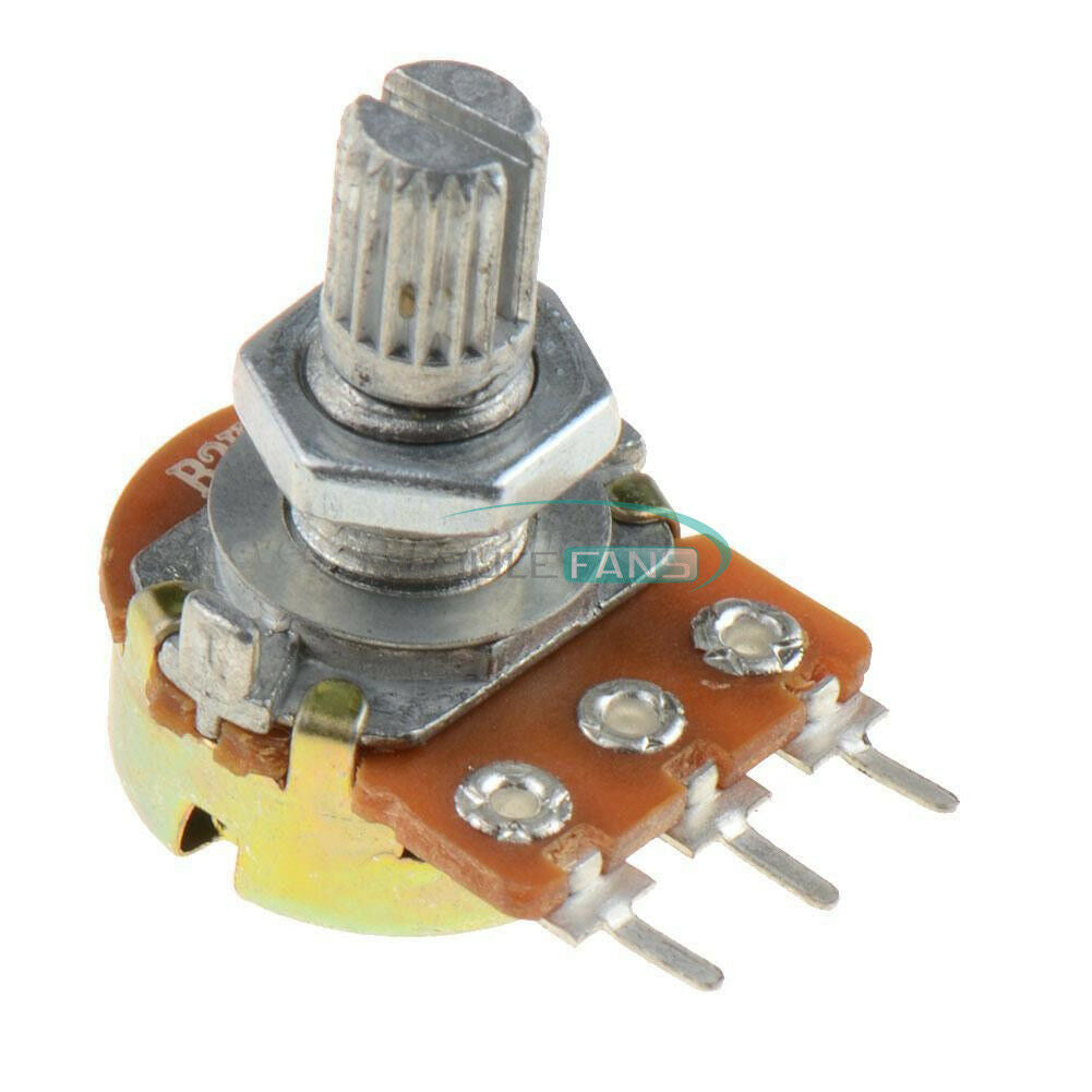 10Pcs 3Pin WH148 Type B1K Ohm Linear Taper Rotary Potentiometer Panel Pot