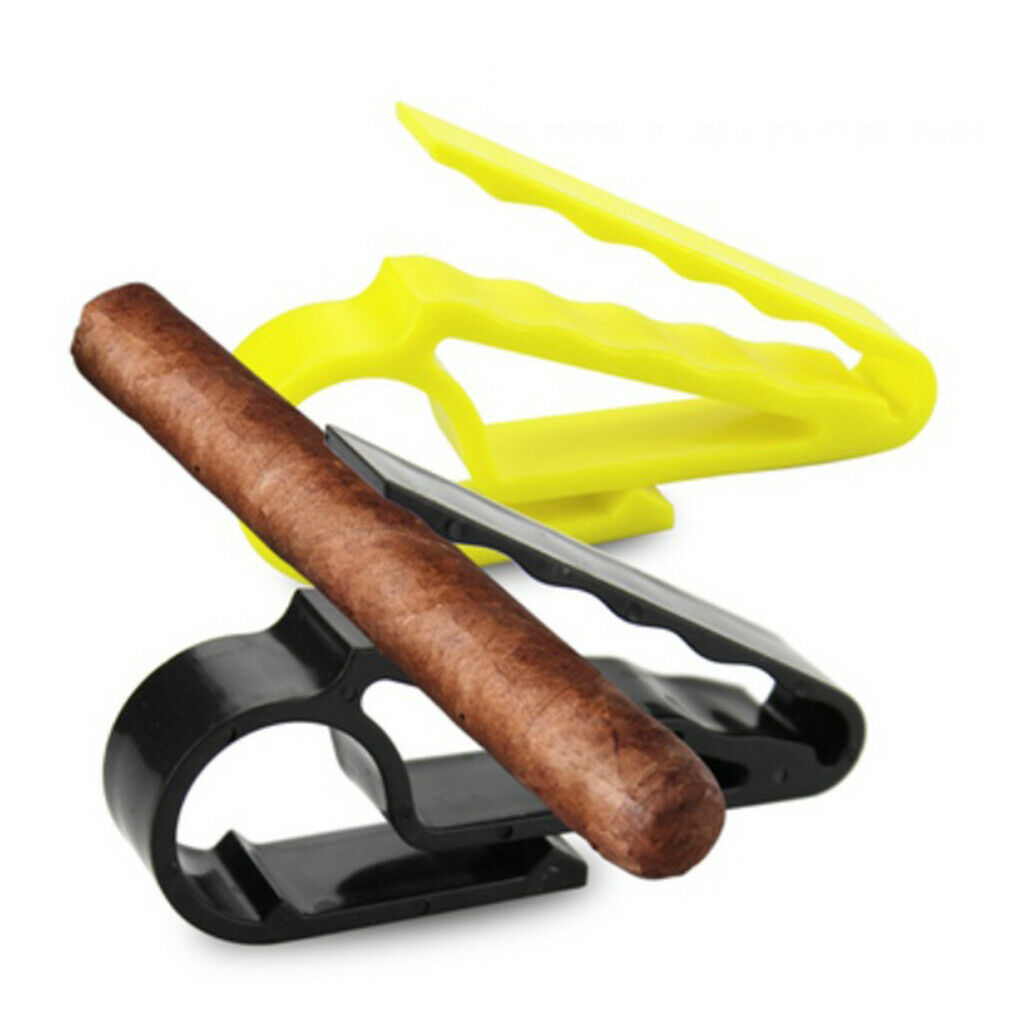 Portable Golf Cart Bag Cigar Minder Grip Clip Holder -GREAT GIFT For Golfer