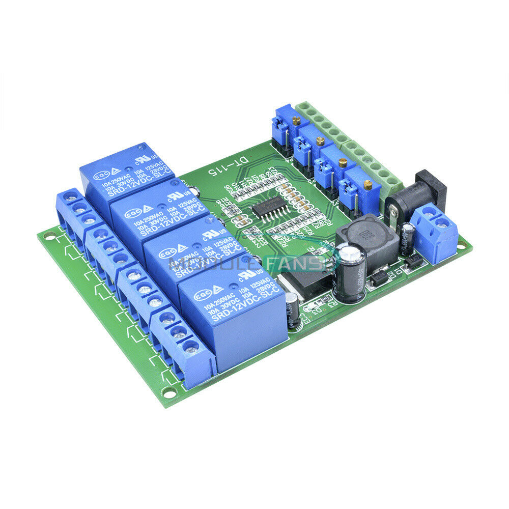 DC 12V 4-Channel Voltage Comparator Stable LM393 Comparator Module