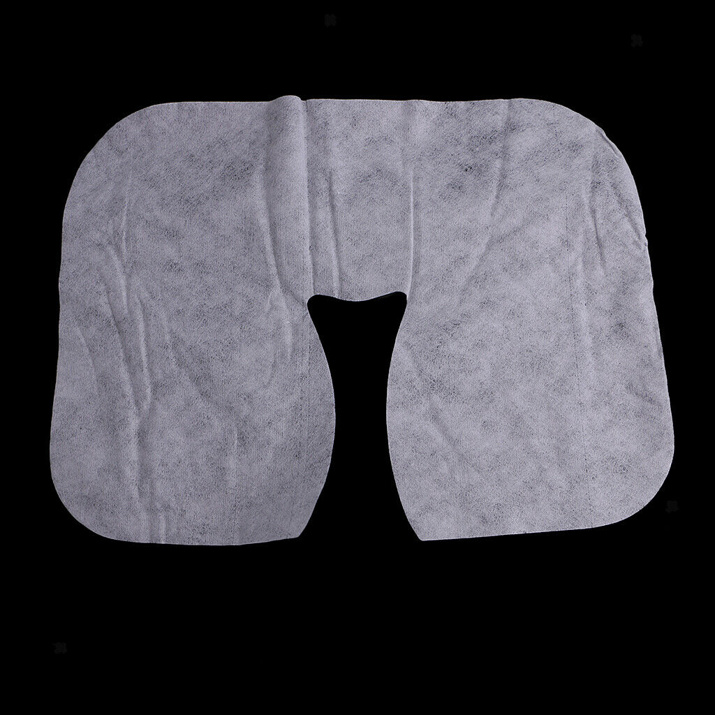 200Pcs Disposable Bed Massage Cover Mat Skin-Friendly Cover Mat Hollow Pad