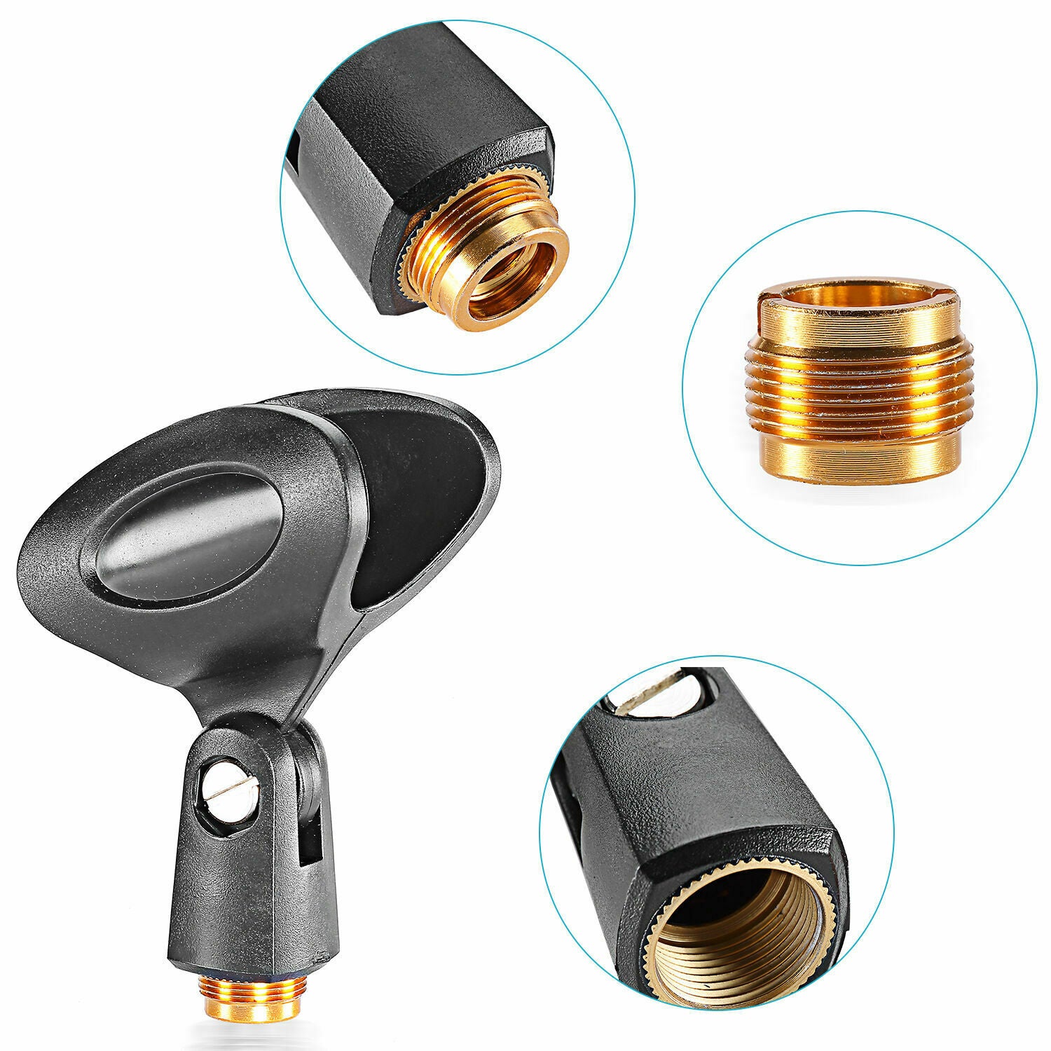 Handheld Mics Stand Clip Clamp Holder for Sennheiser Microphone Mics Systems