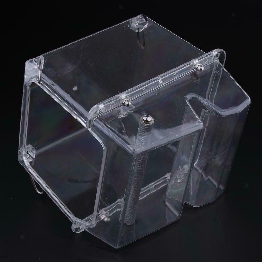 Pet Birds Feeder Food Water Feeding Box For Small Medium Large Birds Parrots