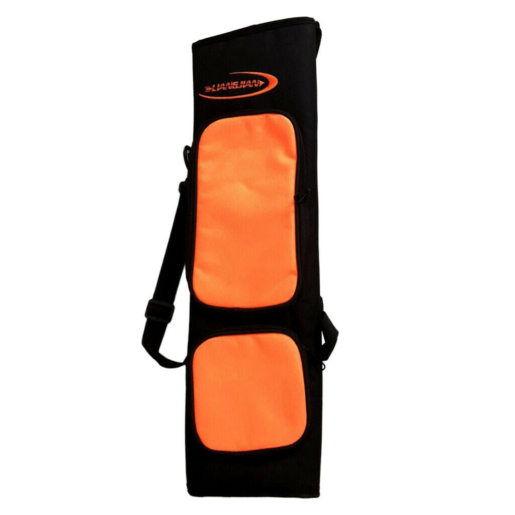 Canvas Back Archery Arrow Quiver Arrow Holder Bag Hunting Equipment orange