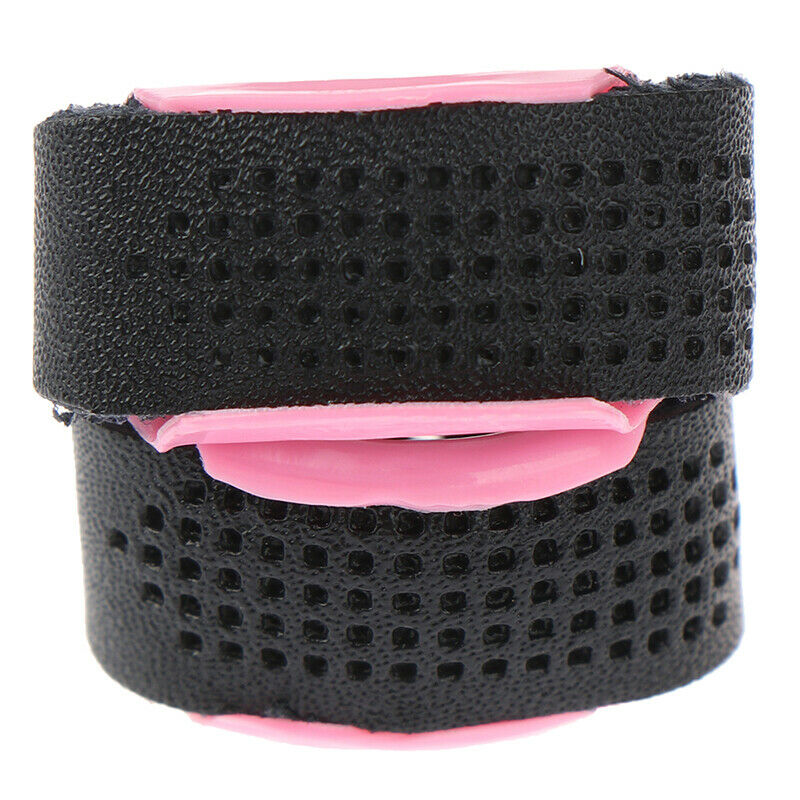 Adjustable Leather Thimble Patchwork Finger Protector Needlework Sewing HelpY1