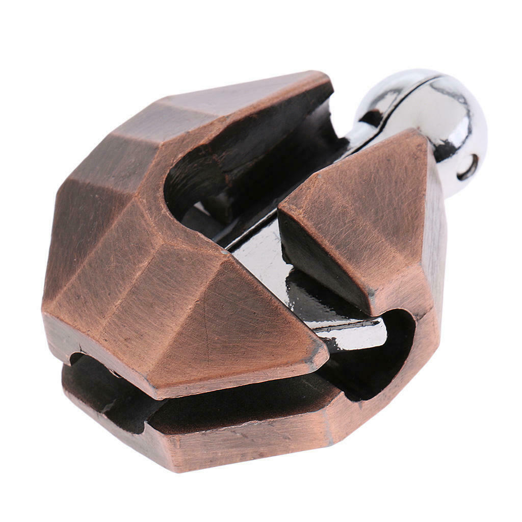 Tortoise Shell Classic Metal Lock Puzzle Brain Teaser IQ Test Game Toys