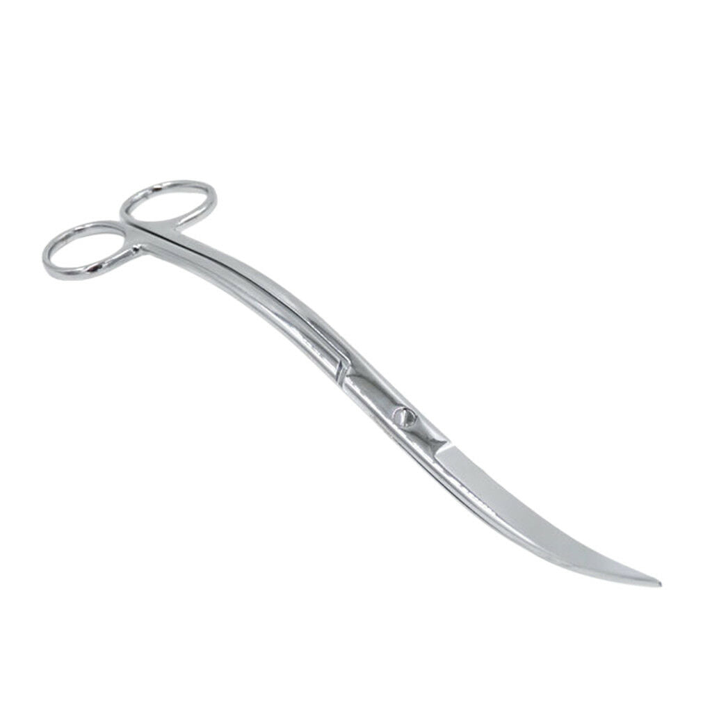 Stainless Steel Aquarium Aquatic Plant Wave Scissor Tool for Water Plant