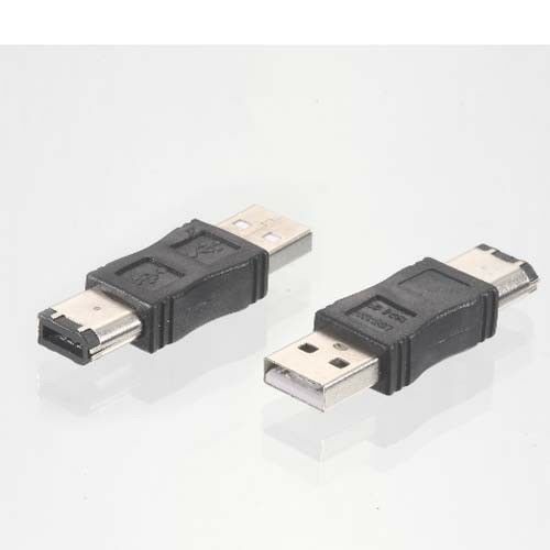1 x Firewire IEEE 1394 6 Pin to USB 2.0 Male Adaptor Convertor - NEW