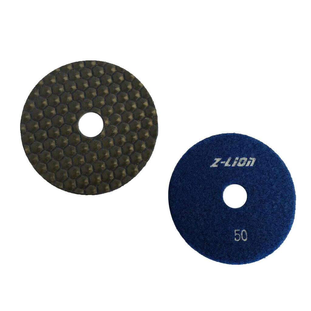 4inch Diamond Dry Polishing Pads for Concrete Granite Stone Marble 50#