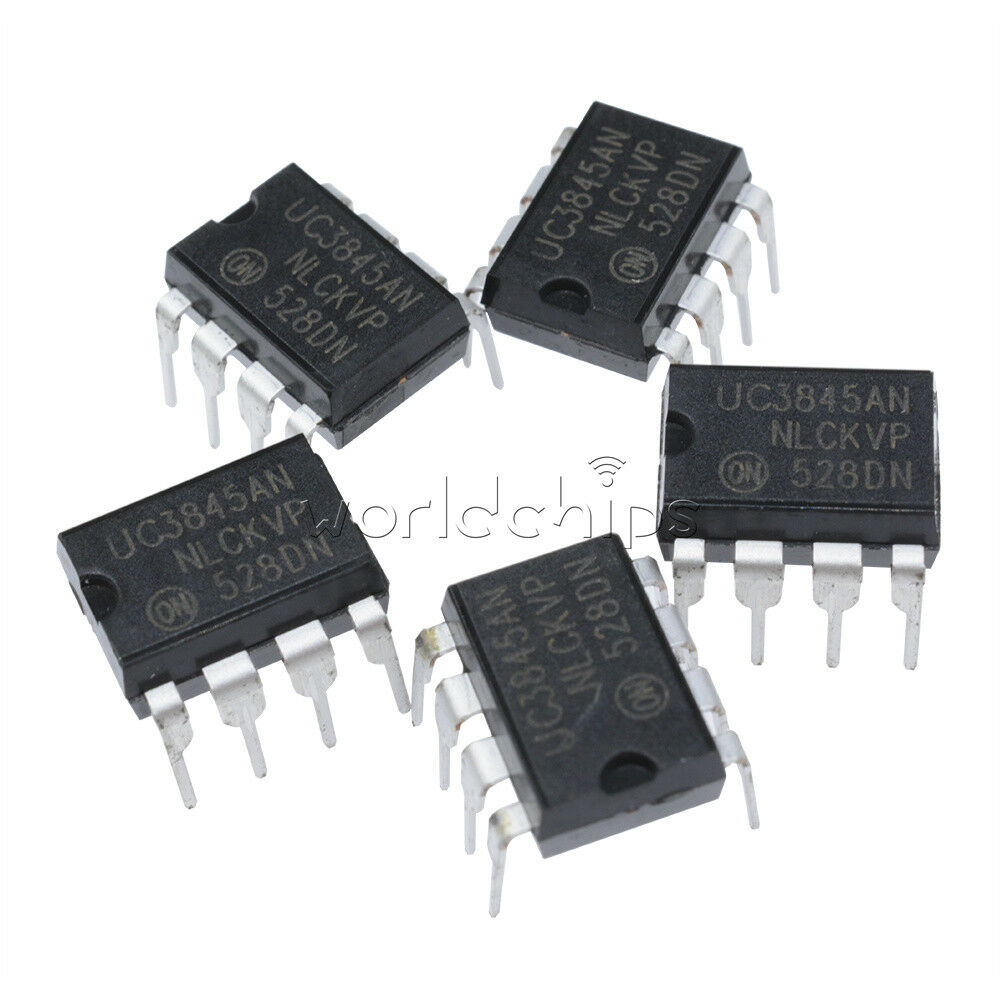 5PCS UC3845 UC3845AN REG CTRLR BST FLYBK PWM 8PDIP IC
