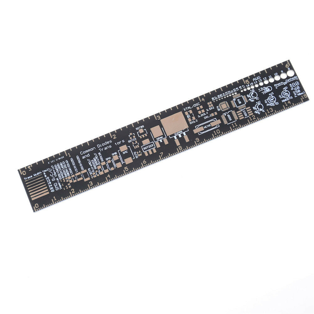 15cm Multifunctional PCB Ruler Measuring Tool Resistor Capacitor Chip IC S.l8