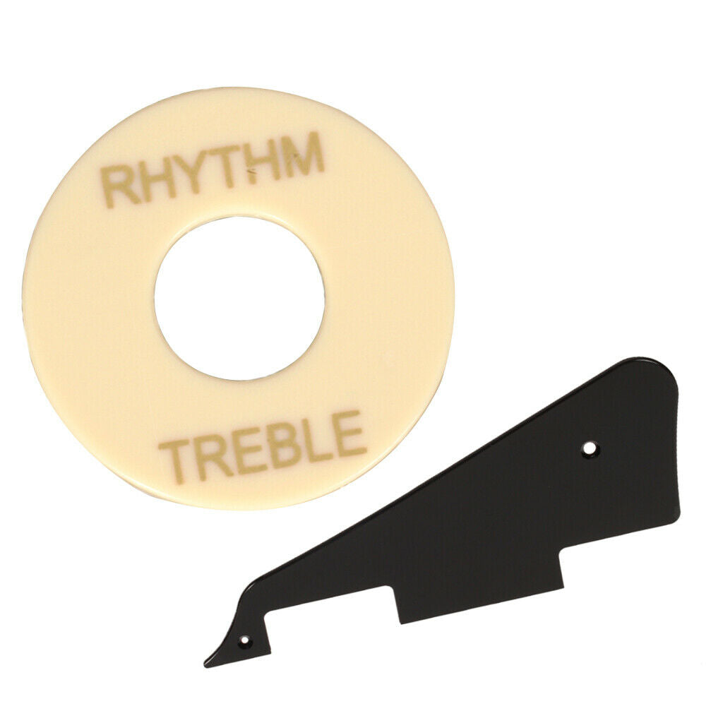 Guitar Pickup Selector Switch Rhythm Treble Ring Plate w/ Pickguard