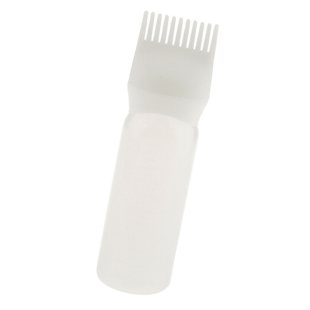 Hair Dye Bottle Applicator Comb Dispensing 120ML Salon Hair Coloring Dyeing