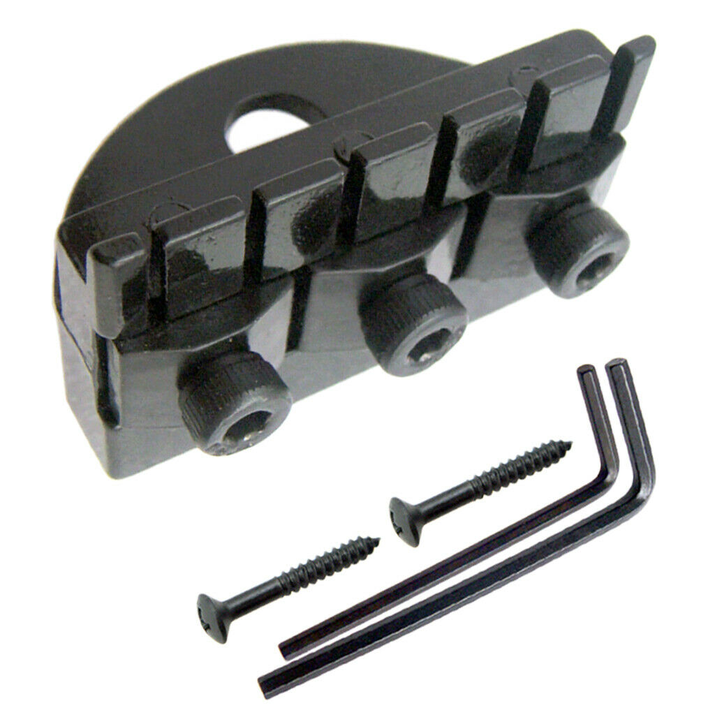 42.5mm Electric Guitar String Locking Nut Suspension Type Headless w/ Screws