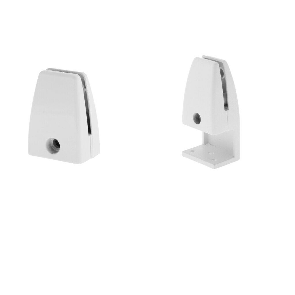 Set Of 2 Office Partition Bracket Divider Clamp Holder Clips