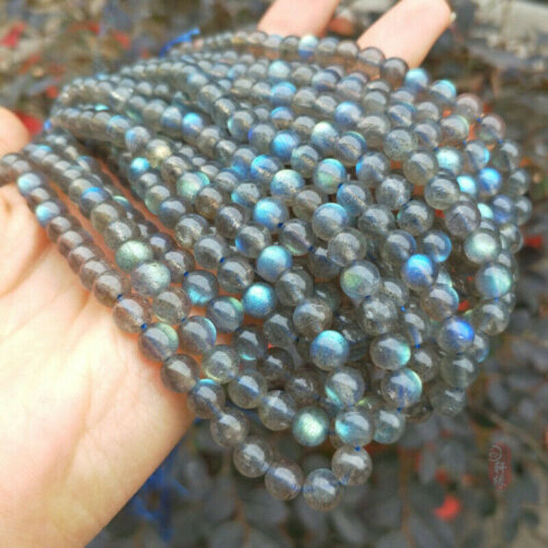Fine 4mm Natural Labradorite Gems Round Loose Beads 15'' Crystal Healing AAAAA