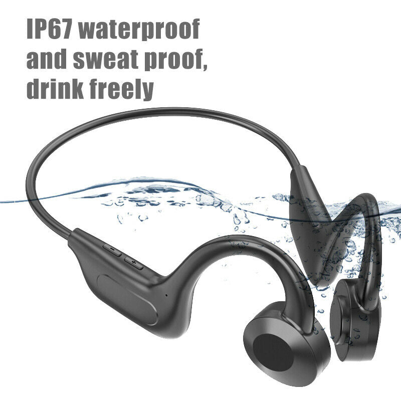 Sport Wireless Bluetooth Headphones Bone Conduction Earphones Earbuds Headset