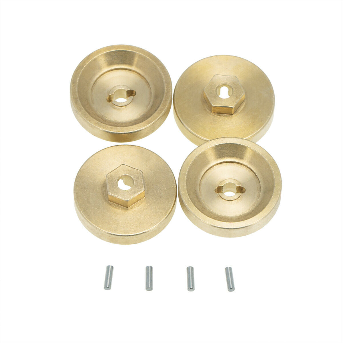For Racing car Axial SCX24 90081 wheel hub brass coupling thicknes 4mm 4Pcs new