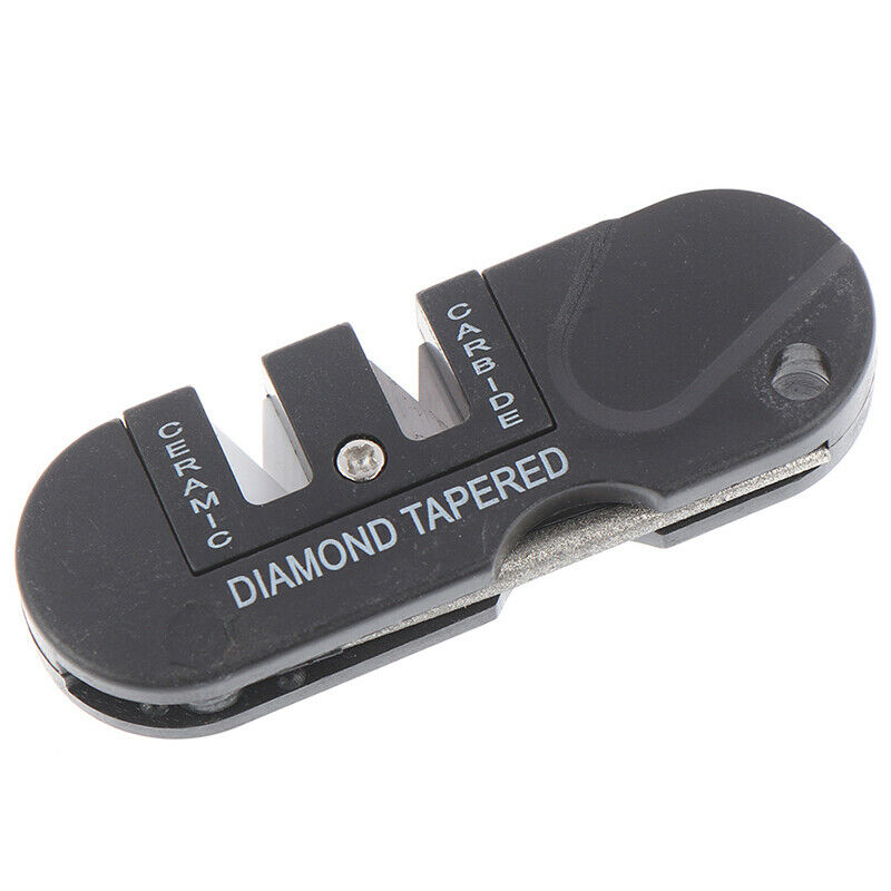 Portable Tungsten Ceramic Carbide   Whetstone Sharpener Tool Camp outdoor