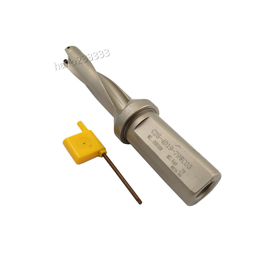 WPD-190-4D-C25 19mm U drill indexable drill For WCMX030208 WCMX carbide insert
