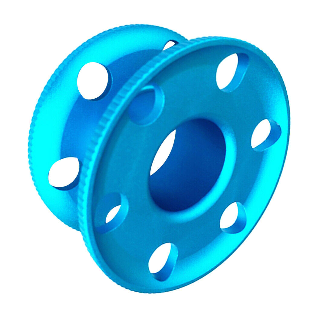 2x Aluminum Diving Finger Spool Reel Guide Line Spool