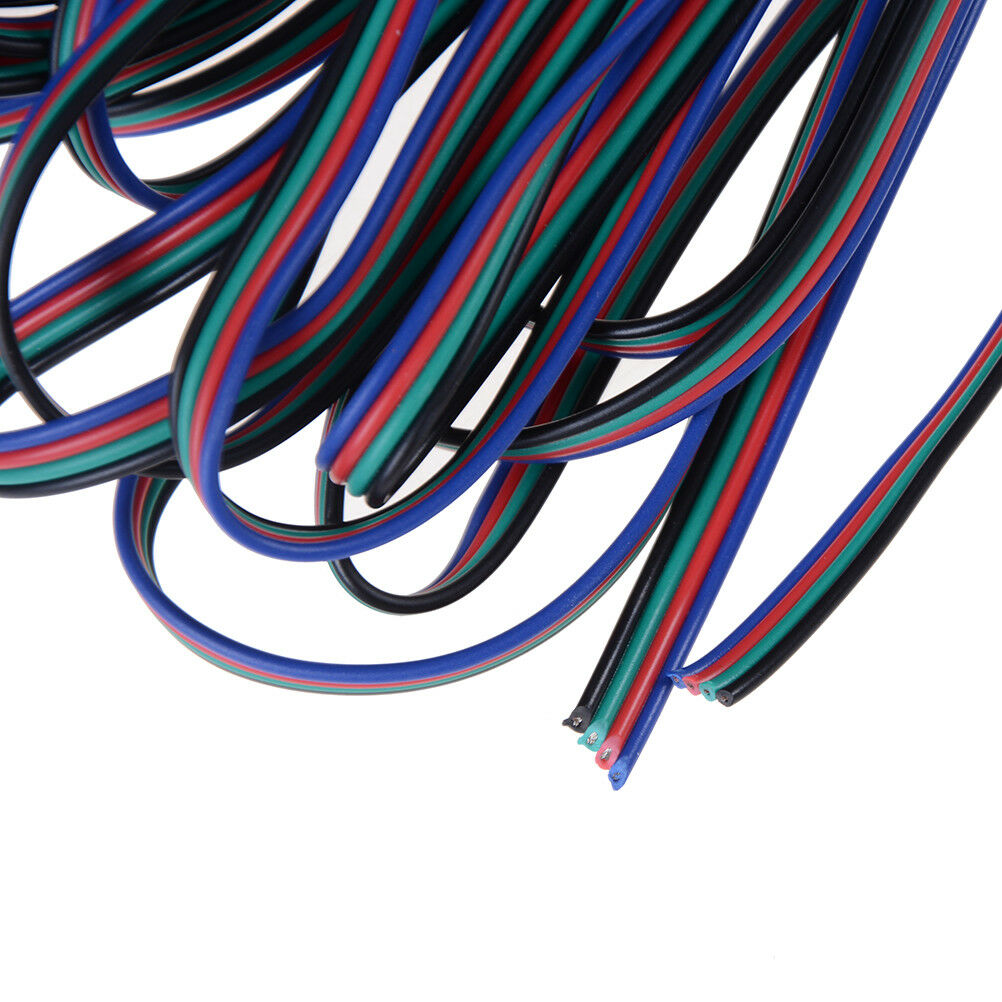 10m 4-PIN 22AWG RGB Extension Wire Cable Cord for 3528 5050 RGB LED Strip P Ad