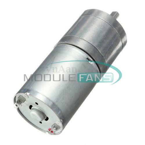 Motor Speed Reduction Gear Motor Electric 12V DC 60RPM Powerful Torque 25mm MF