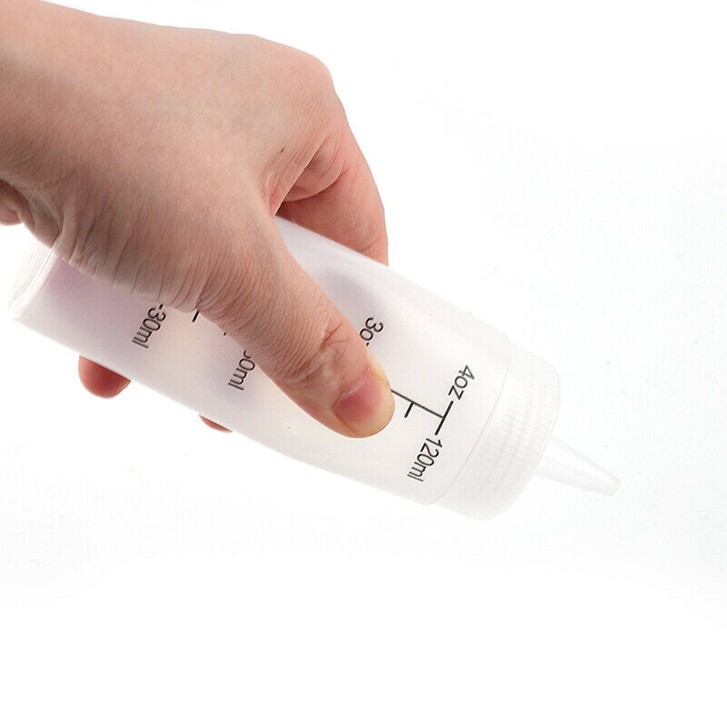 2Pcs Plastic Needle-nosed Bottle 120ml Squeeze Flasche Bottle Dispenser K.l8