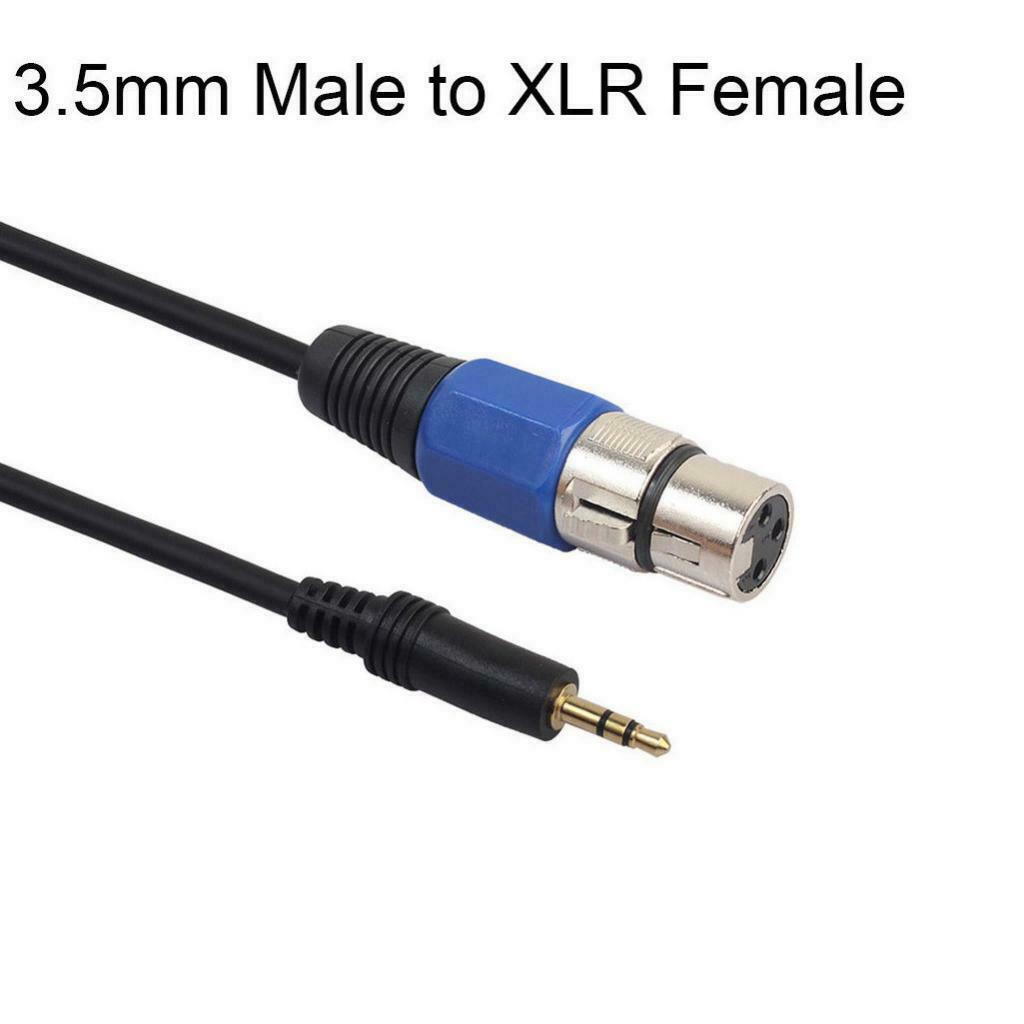 Male 3.5mm to XLR Audio Male/Female Cable for HDTV Male to XLR Female 5m
