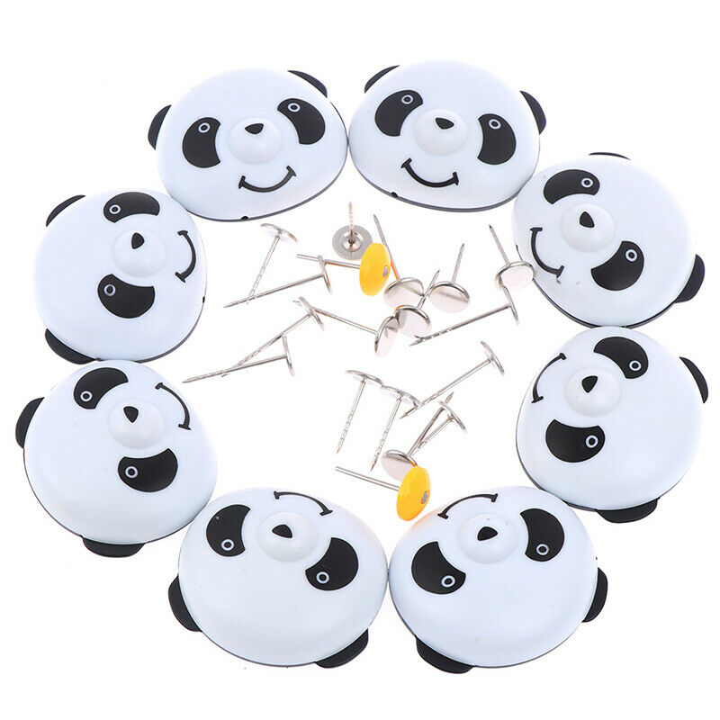 8Pcs Quilt Clip Holder Panda Buckle Quilt Fastening Bed Sheet Fixer Non-Sli TL