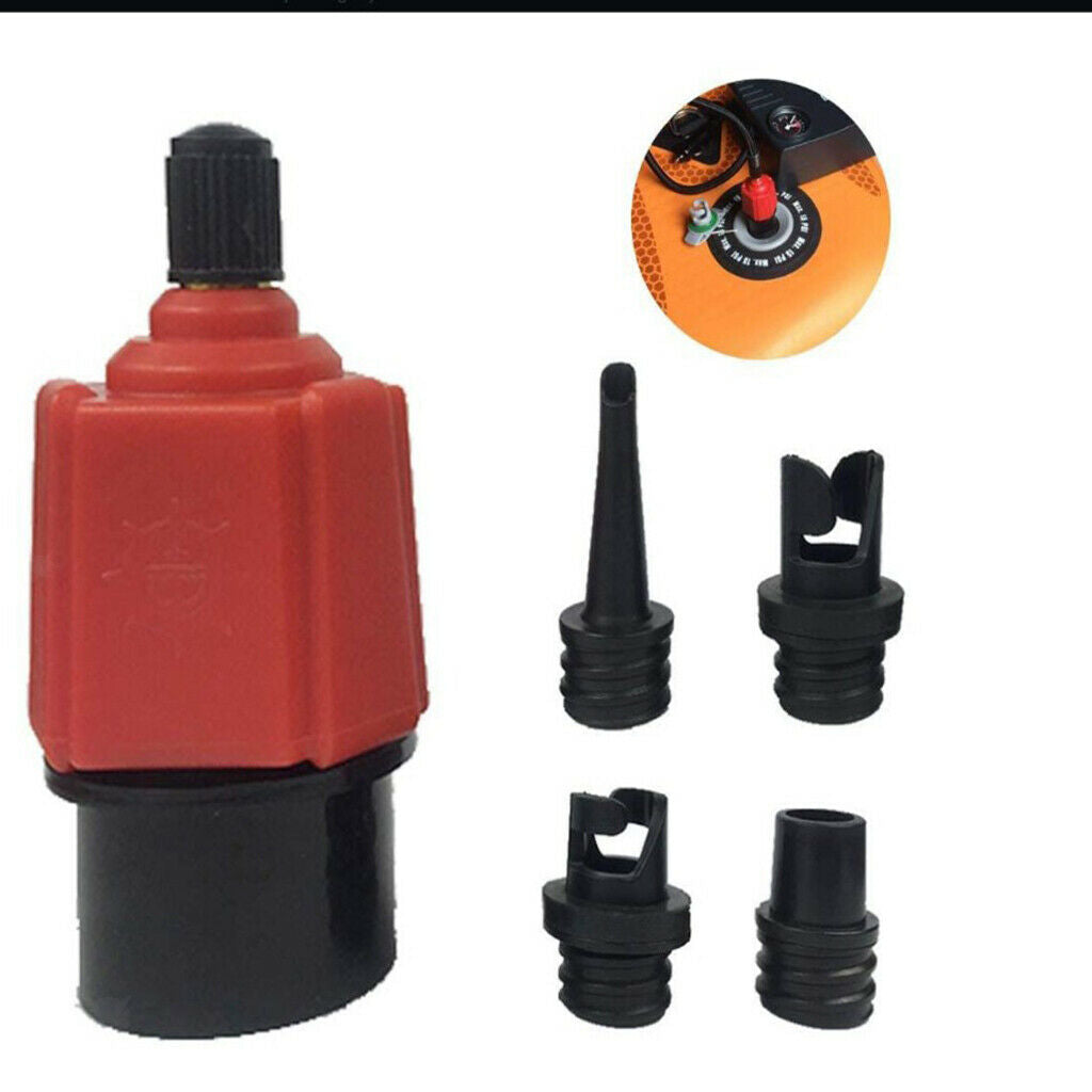 Valve Adapter Pumping Adaptor for Inflatable Kayak Dinghy Boat Airbed