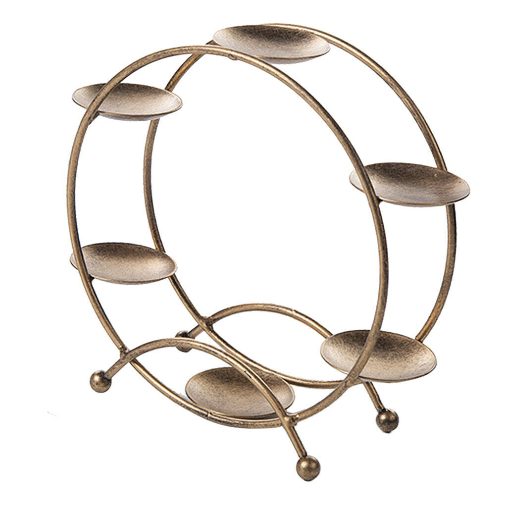 2X Cupcake Stand Cupcake Holder for 6 Cupcakes Desserts Macaron Cake Golden