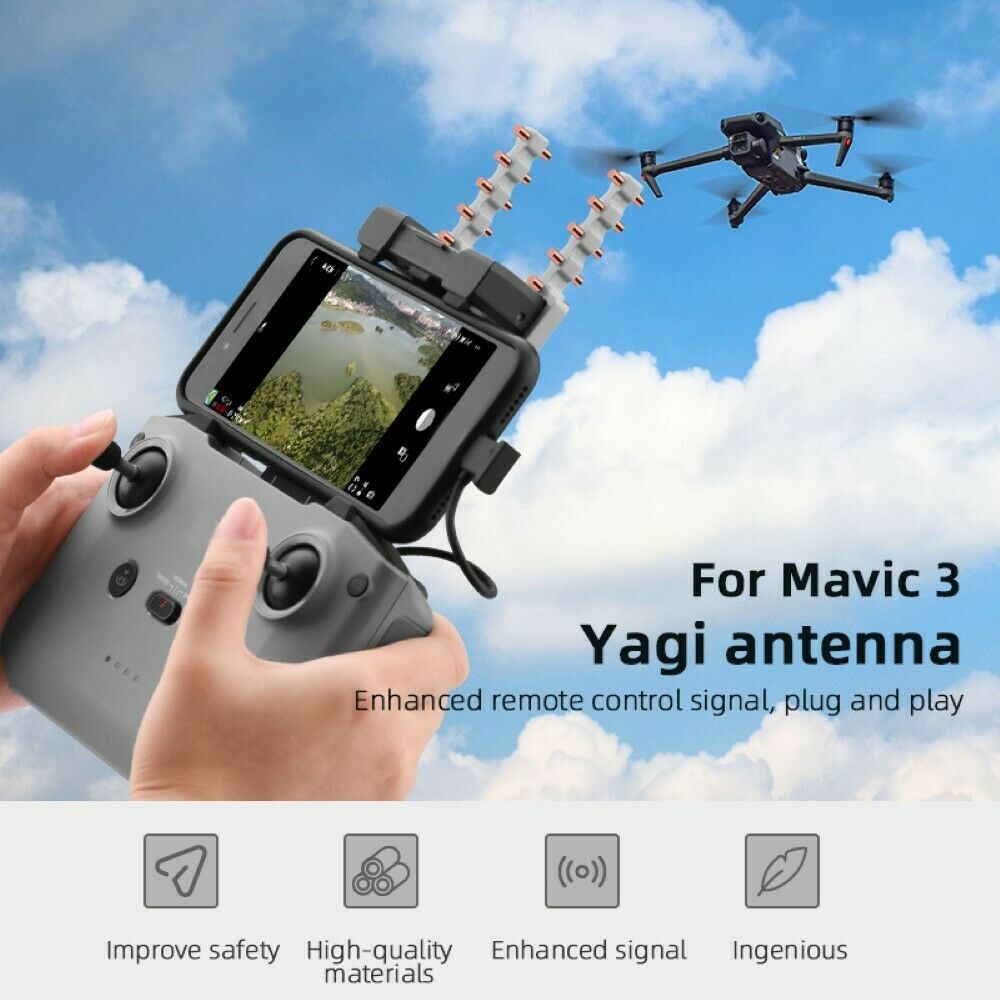 2pcs Drone Controller Antenna Amplifier Signal Booster Range Extender for Mavic