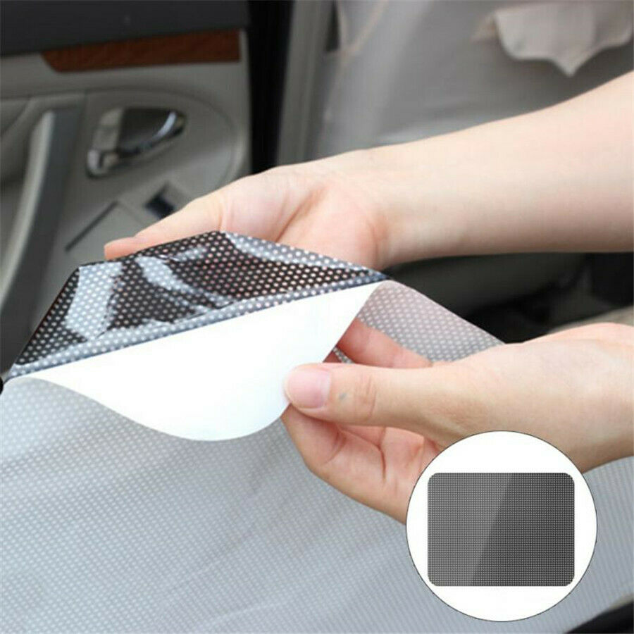 4 Pcs 42x38cm Washable Reusable Car Window Sun Shade Cover Static Cling Screen
