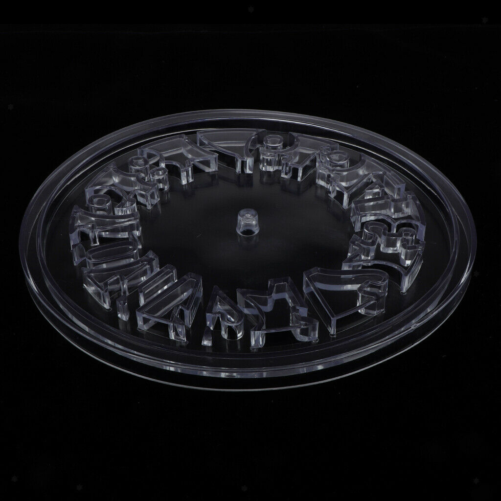 1Pcs Clear Silicone Clock Mold, Arabic Numerals Clock Making Tool for DIY